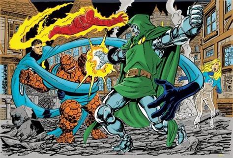 fantastic Four VS Doctor Doom | Fantastic four comics, Marvel comics ...