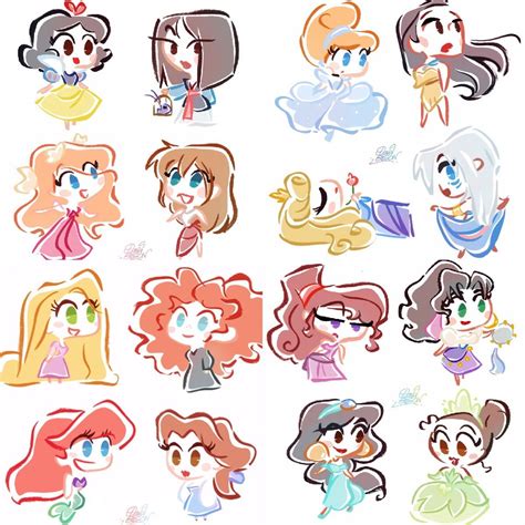 Disney Princess Chibi