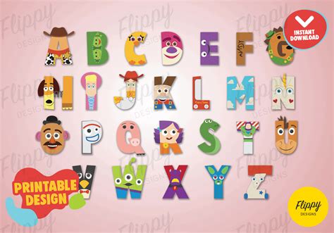 Toy Story Alphabet Letters | Images and Photos finder