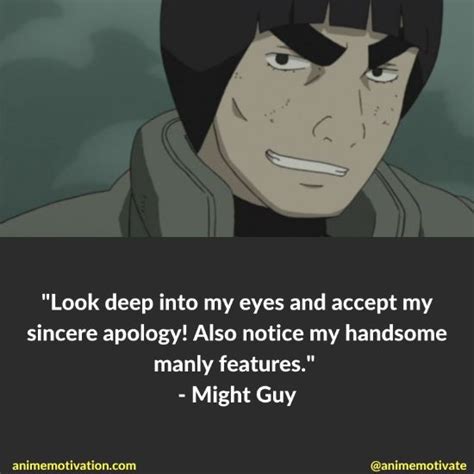 16+ Might Guy Quotes For Fans Of The Naruto Series!