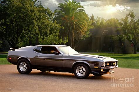 1971 Ford Mustang Fastback Photograph by Dave Koontz | Pixels