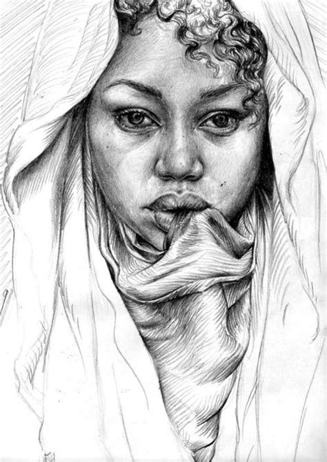 Pencil Sketch Portrait Drawing