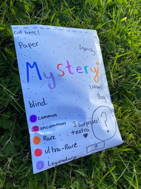 Paper squishy: blind bag mystery edition | Etsy