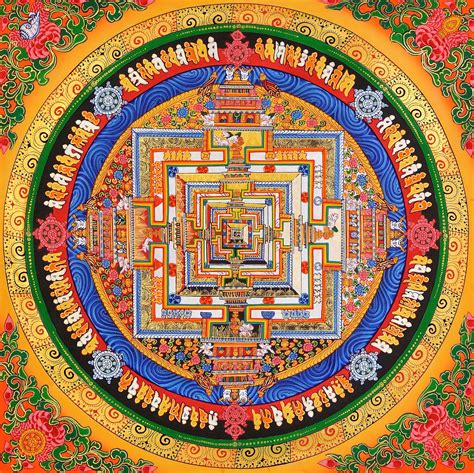 Tibetan Buddhist Kalachakra Mandala Tibetan Monk, Tibetan Art, Tibetan ...