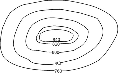 Geography, Reading contour patterns on a topographic map, By OpenStax ...