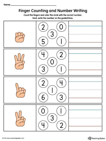 Early Childhood Math Worksheets | MyTeachingStation.com