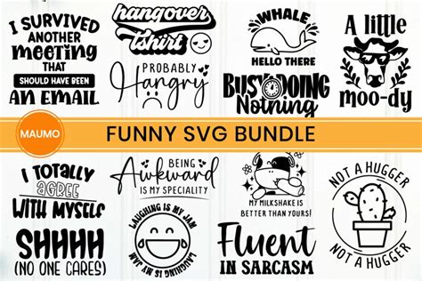 Funny svg bundle quotes