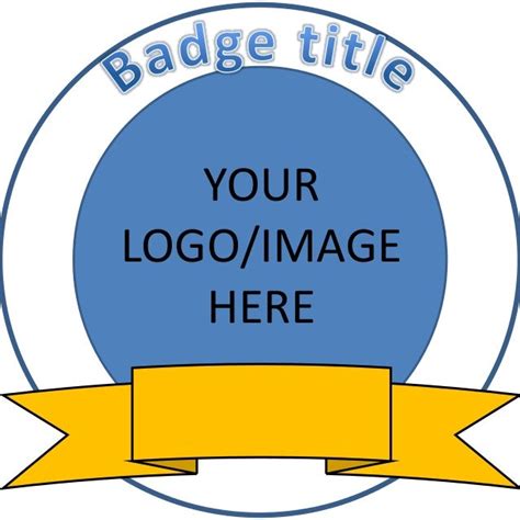 Open badges design template and tips