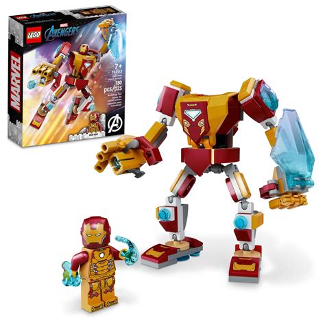 Buy LEGO Marvel IronMan Mech Armor 76203 Building Kit; Collectible Mech ...