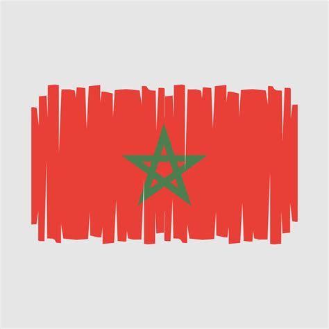 Morocco Flag Vector 21980218 Vector Art at Vecteezy