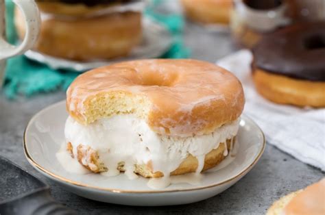 Donut Ice Cream Sandwich - Sugar Spun Run