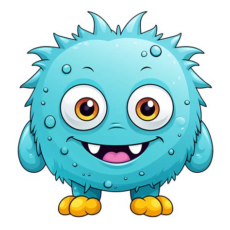 Cute Monster Clipart 2D Illustration AI Generative 27235357 PNG