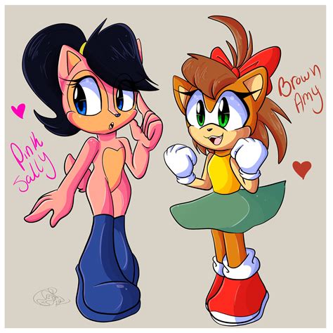 Old Sally and Amy Designs by yoshiyoshi700 on DeviantArt