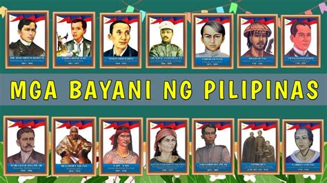 MGA BAYANI NG PILIPINAS || PHILIPPINE HEROES - YouTube