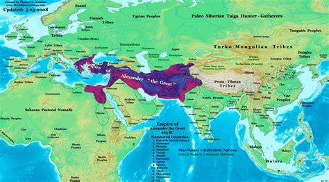 Alexander the Great Empire - World History Maps