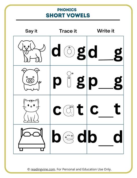 Phonics: Vowels Worksheets And No Prep Printables Vowel, 45% OFF