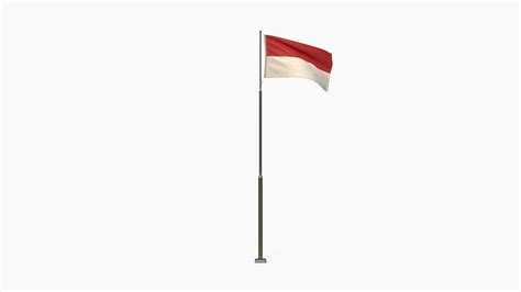 Animated Indonesia Flag 3D Model - TurboSquid 1797654