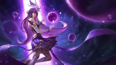 Syndra, LoL, Star Guardian, Splash Art, 4K, #841 Wallpaper PC Desktop