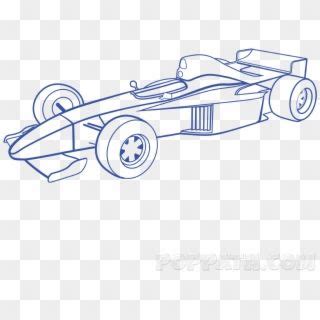 Charming Formula 1 Car Outline Race Cars Drawing At - Draw Formula 1 ...