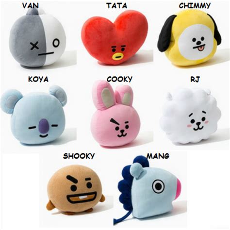 BTS BT21 Plushie Pillows | Plushies, Cute fall wallpaper, Bts