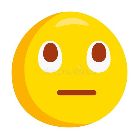 Rolling Eyes Emoji Icon Illustration. Eye Roll Vector Symbol Emoticon ...