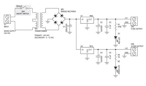 Schematic Diagram Of Power Supply With Explanation