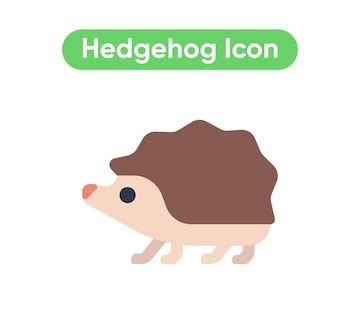 Premium Vector | Hedgehog emoji vector illustration Hedgehog vector icon