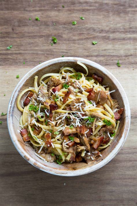 BACON MUSHROOM PASTA | GARLIC MATTERS