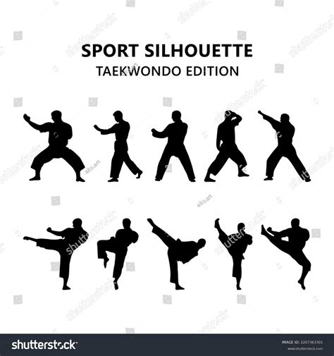 Taekwondo: Over 13,297 Royalty-Free Licensable Stock Vectors & Vector ...