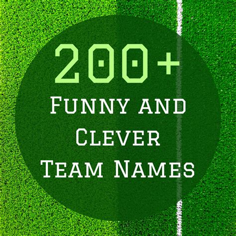 A Complete List of Cool, Funny, and Clever Team Names - HowTheyPlay