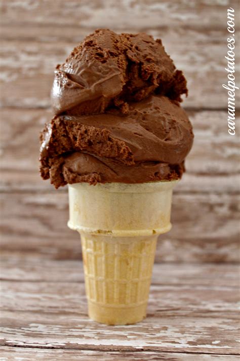 Caramel Potatoes » Chocolate Ice Cream