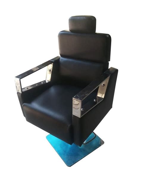 Black Leather(Seat) Beauty Salon Chair, Without Footrest at Rs 7500 in ...