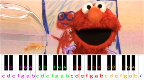 Elmo's World Theme Song | Piano Letter Notes