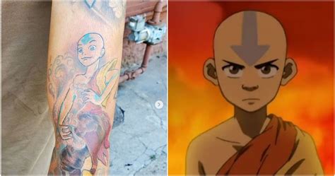 Avatar: The Last Airbender - 10 Aang Tattoos You Have To See