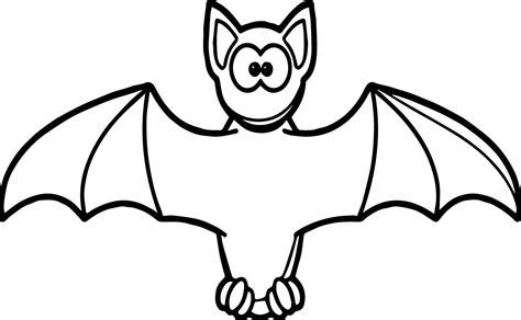 Simple Bat Drawing | Free download on ClipArtMag