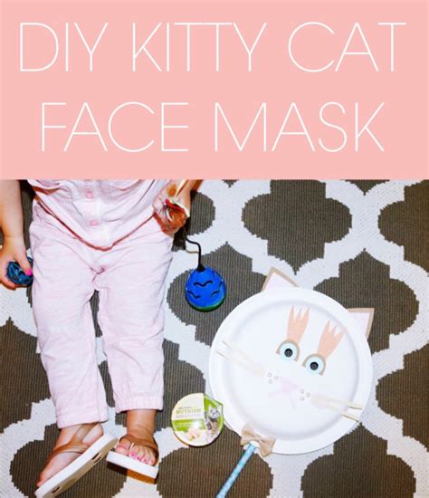 DIY Kitty Cat Face Mask - SUGAR MAPLE notes