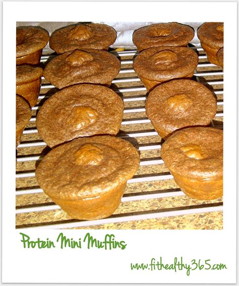 Protein Mini Muffins | Fit + Healthy 365