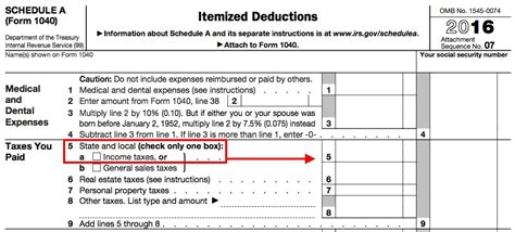 Form 1040 Schedule A Line 8 | 1040 Form Printable