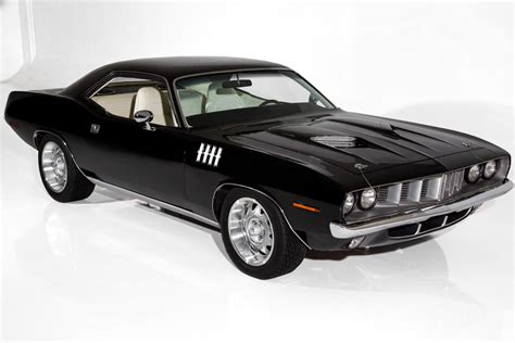 1971 Plymouth Barracuda Black 340 4-Speed