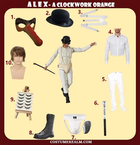 A Clockwork Orange Alex Costume - Costume Realm