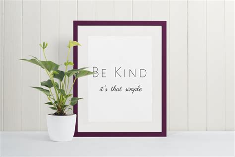 Be Kind Be Kind Wall Art Printable Wall Art | Etsy