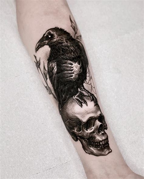 Raven tattoo designs for men photos