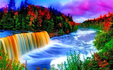 Scenic Waterfall Wallpapers - Top Free Scenic Waterfall Backgrounds ...