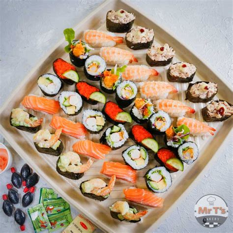 Maki Sushi Rolls Platter - 56 pieces/platter