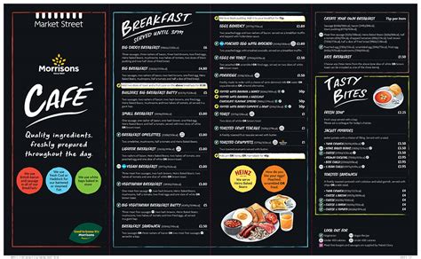 Our Morrisons Cafe Menu - Morrisons