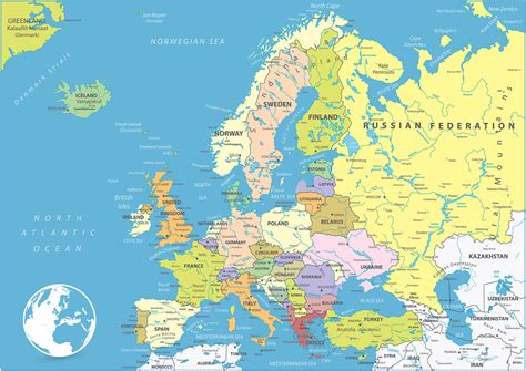 Europe Country Map - GIS Geography