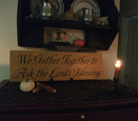 Items similar to We Gather Together Sign on Etsy