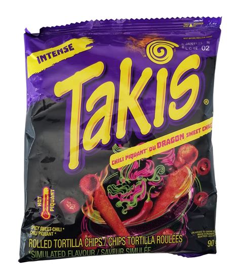 Takis Dragon Sweet Chili Rolled Tortilla Chips, 90g/3.15 oz., Bag ...