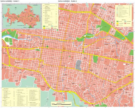 Mapa de Tuxtla Gutiérrez - Tamaño completo