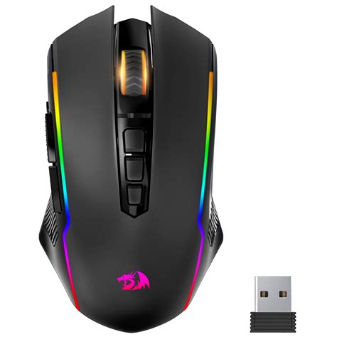 Redragon Gaming Mouse, Wireless Mouse Gaming with RGB Backlit,8000 DPI ...